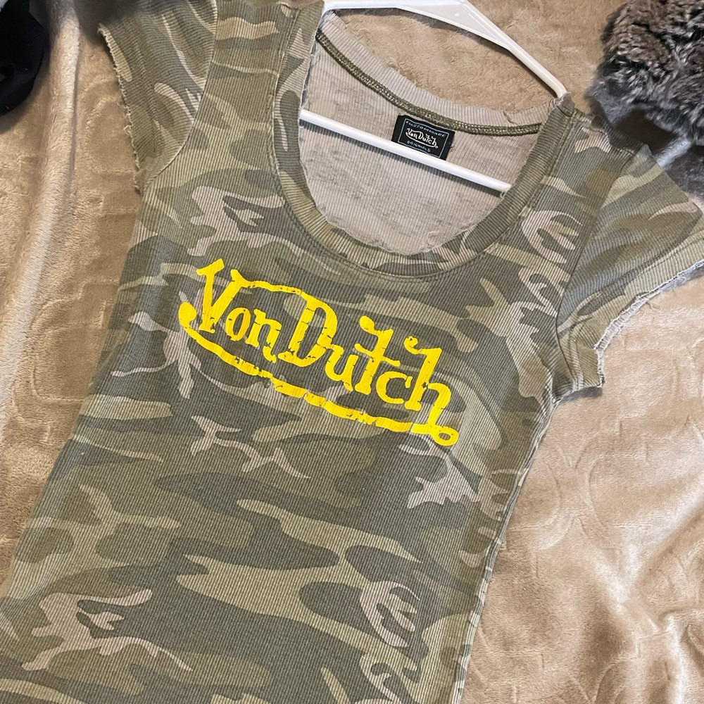 Von Dutch Camo T-shirt